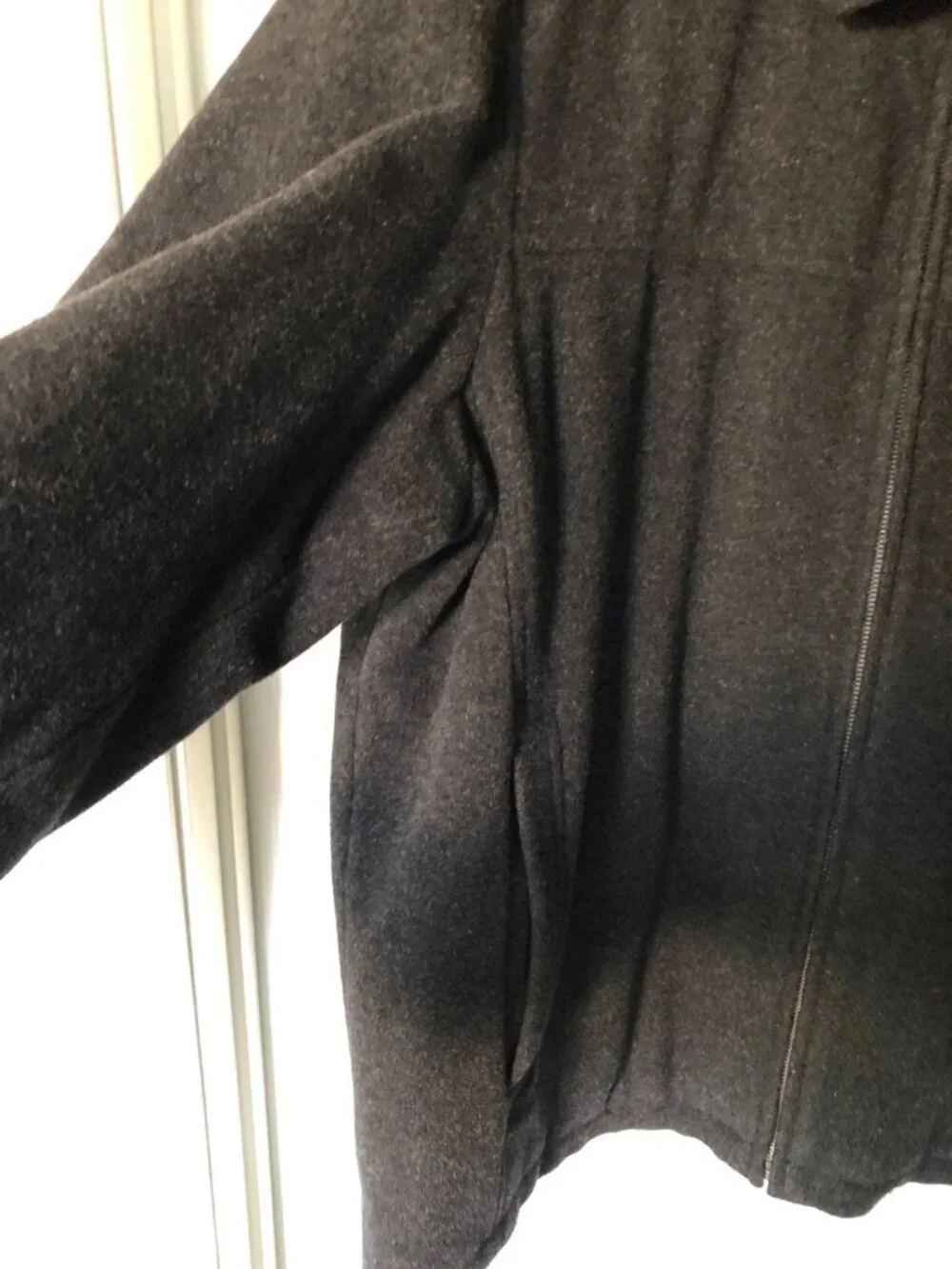 Dockers Premium Men's XL Wool Blend Quilted Full Zip Italian Fabric